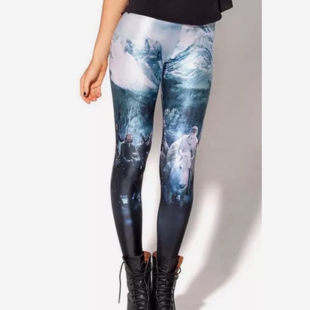 New black milk lord of the rings LOTR Gandalf leggings - very Rare